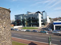 Augustine's House; modern architecture, same old traffic jam